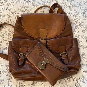 Fossil Backpack and Wallet